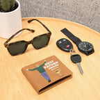 Dad Custom Leather Wallet - Best Father Award