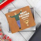 Dad Custom Leather Wallet - Best Father Award
