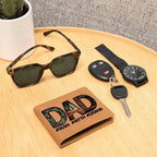 DAD Custom Printed Leather Wallet - Man - Myth - Legend
