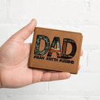 DAD Custom Printed Leather Wallet - Man - Myth - Legend