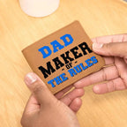 DAD - Maker of the Rules Personalized Leather Wallet