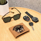 Daddysaurus Rex Custom Printed Leather Wallet