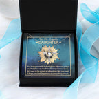 Daughter Gift for Birthday, Christmas, Graduation - Proud Of You - Cross Pendant Necklace
