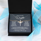 Daughter Gift for Birthday, Graduation, Christmas - Brightest Stars - Cross Pendant Necklace