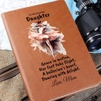 Daughter Gift Personalized Ballerina Leather Journal