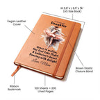 Daughter Gift Personalized Ballerina Leather Journal