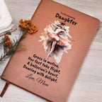 Daughter Gift Personalized Ballerina Leather Journal
