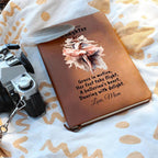 Daughter Gift Personalized Ballerina Leather Journal