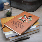 Daughter Spread your Wings Personalized Butterfly Leather Journal