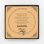 Daughter Sunflower Bracelet Always follow your dreams, never forget how amazing you are Birthday Christmas Gifts