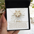 Gift for Daughter - You Are Never Alone - Dancing Heart Pendant Necklace