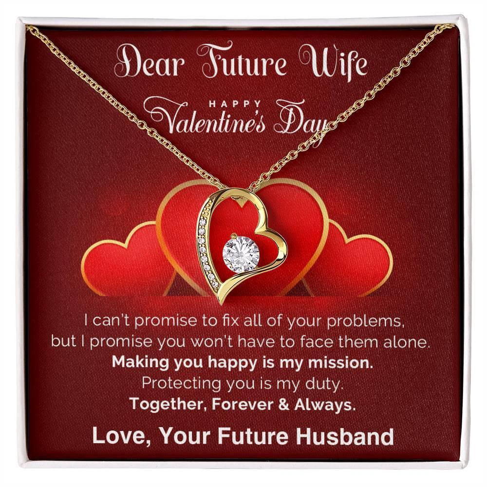 Dear Future Wife I Promise Forever Love Pendant Necklace