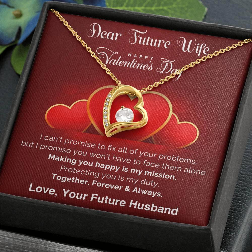 Dear Future Wife I Promise Forever Love Pendant Necklace