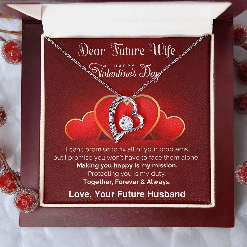Dear Future Wife I Promise Forever Love Pendant Necklace