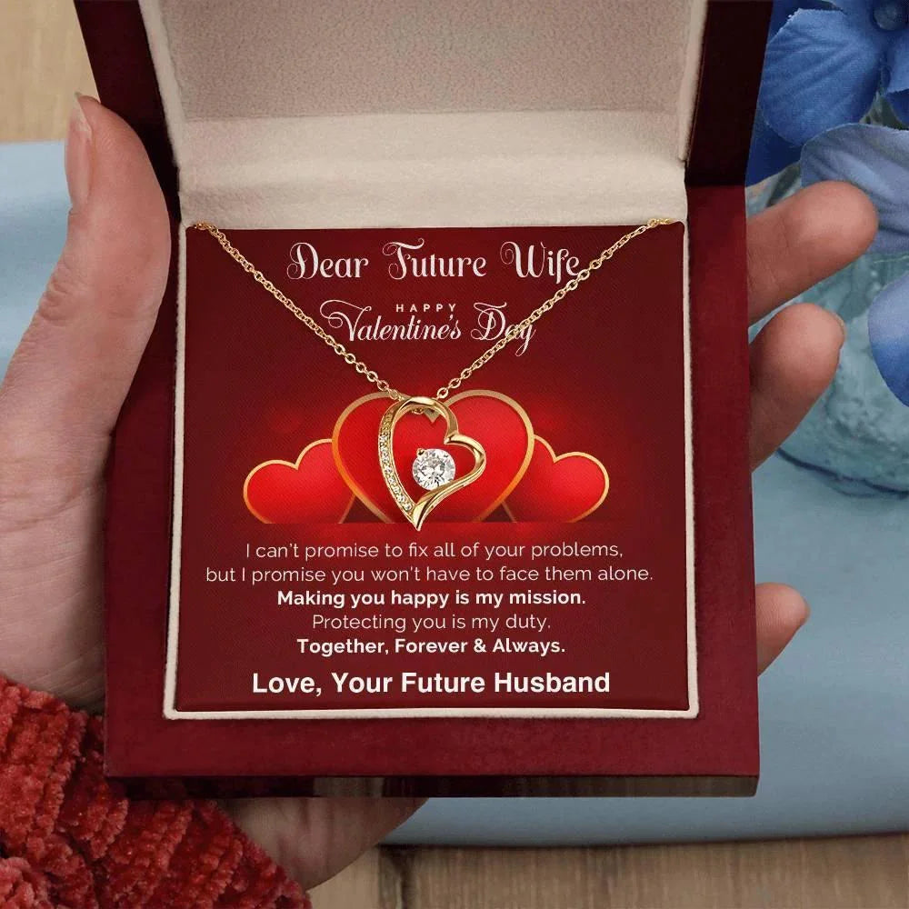 Dear Future Wife I Promise Forever Love Pendant Necklace