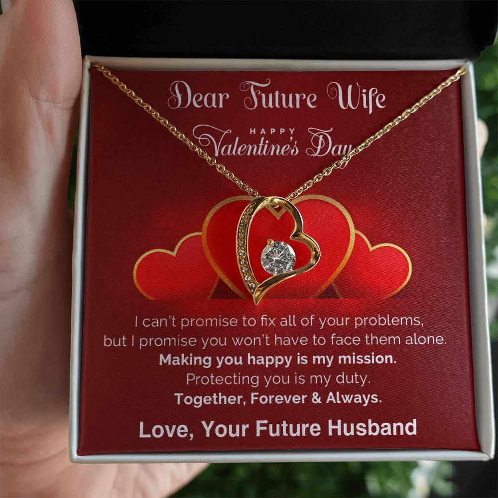 Dear Future Wife I Promise Forever Love Pendant Necklace