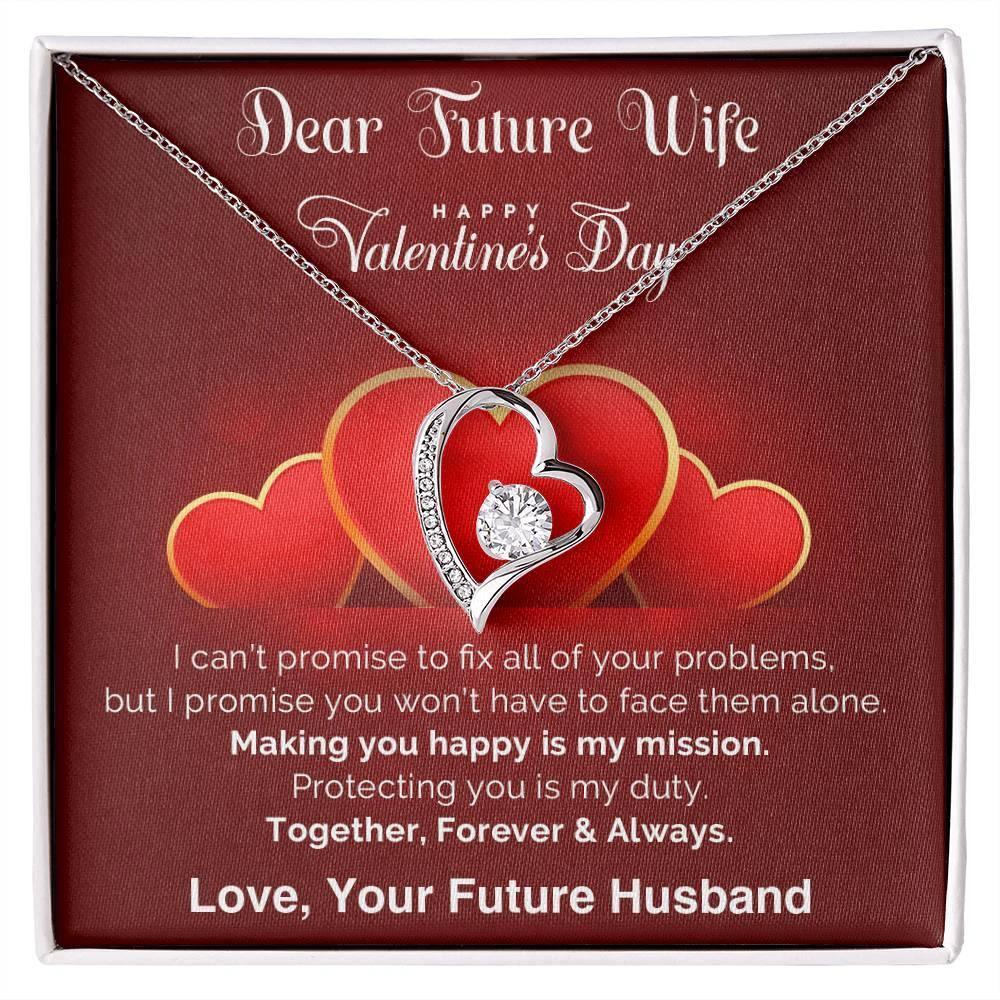 Dear Future Wife I Promise Forever Love Pendant Necklace