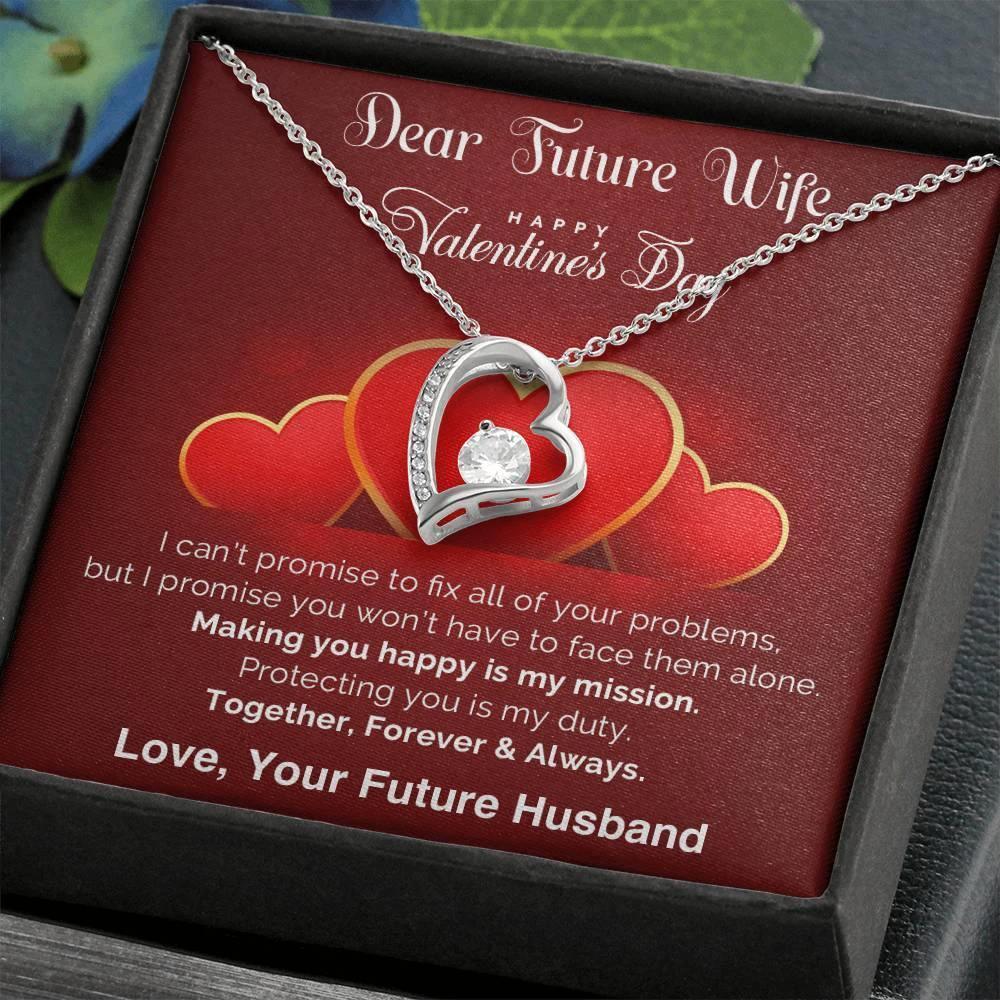 Dear Future Wife I Promise Forever Love Pendant Necklace
