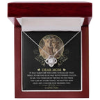 Dear Mom You are My Everything Love Knot Necklace