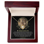 Dear Mom You are My Everything Love Knot Necklace