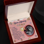 Dear Mommy To Be I Am On My Way - Love Knot Necklace