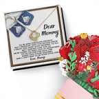 Dear Mommy-To-Be You're Amazing and I Can't Wait - Love Knot Necklace