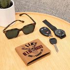 Deer Hunter Gift I Like Big Racks Leather Wallet
