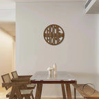 Home Sweet Home Circle Metal Art Wall Sign