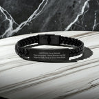 Funny Vice-principal Gifts: Interlaced Leather Bracelet for Him or Her, With Stories to Share and Memorable Days - Gifts from Friends, Family, or Coworkers
