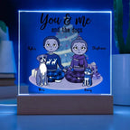Dog Lover Christmas Personalized Acrylic Plaque