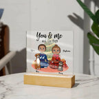 Dog Lover Christmas Personalized Acrylic Plaque
