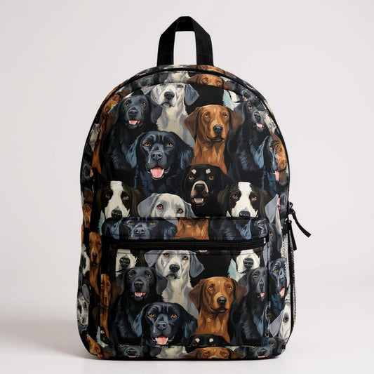 Dog Lovers Backpack - Cute Canine Design, Pet Gifts, School Supplies, Fun Accessories, Animal-Themed Bags