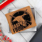 Duck Hunter Fast Food Leather Wallet