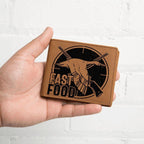 Duck Hunter Fast Food Leather Wallet