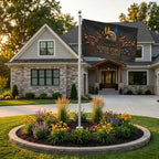 Never Forget 9/11 Double-Sided Memorial Flag – Eagle & Firefighter Tribute