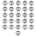 Family Name Initial Personalized Indoor Outdoor Steel Wall Sign Metal Art Housewarming Anniversary Wedding