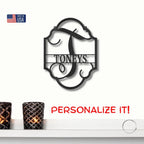 Family Name Plaque Personalized Metal Art Wall SignFamily Name Plaque - Steel Sign