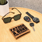 Father and Daughter a Bond for Eternity Leather Wallet