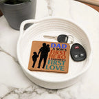 Father Gift Dad First Hero First Love Leather Wallet