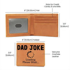 Father Gift - Dad Joke Loading Leather Wallet