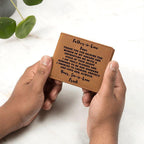 Father-in-Law Gift from Son-in-Law Personalized Leather Wallet