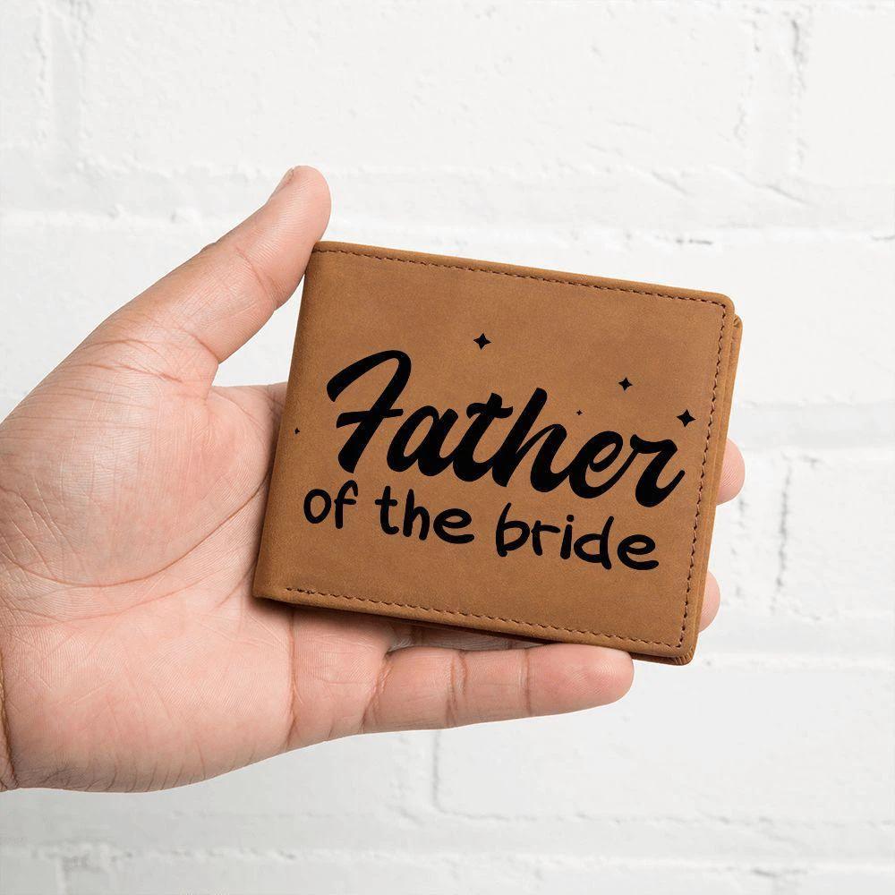 Father of the Bride Leather Wallet