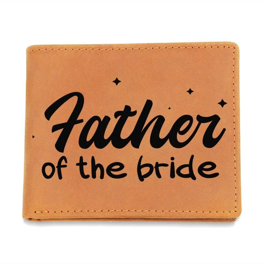 Father of the Bride Leather Wallet