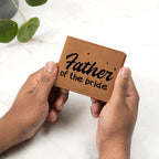 Father of the Bride Leather Wallet