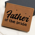 Father of the Bride Leather Wallet