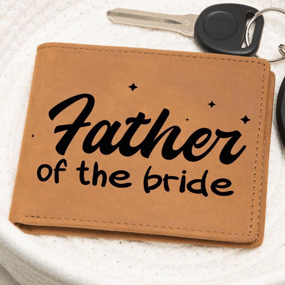 Father of the Bride Leather Wallet