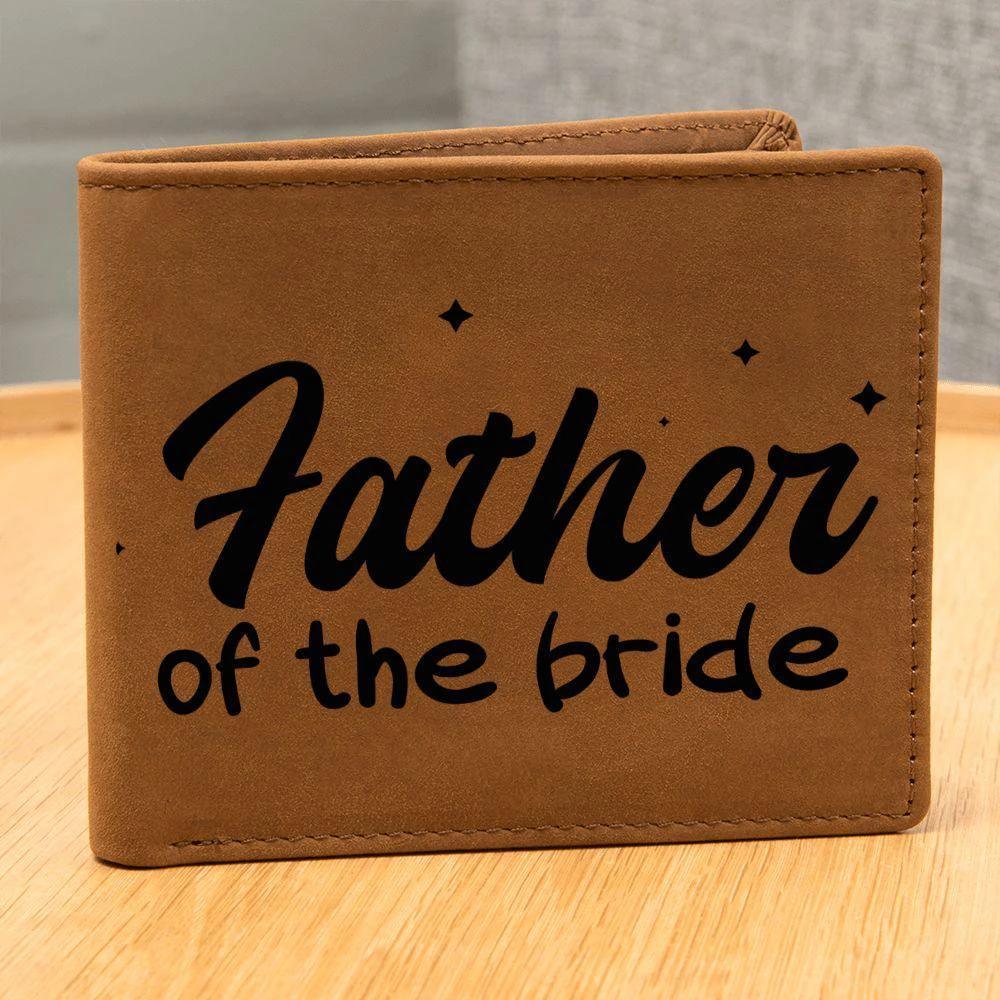Father of the Bride Leather Wallet