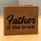 Father of the Bride Leather Wallet