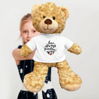 Love Finds A Way - Plush Lamb, Panda, or Teddy Bear with Tee Shirt Romantic Gift for Sweetheart