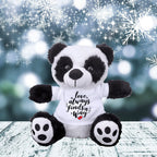 Love Finds A Way - Plush Lamb, Panda, or Teddy Bear with Tee Shirt Romantic Gift for Sweetheart